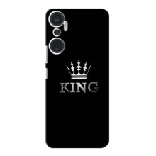 Чехол (Корона на чёрном фоне) для Инфиникс Хот 20 (4G) – KING