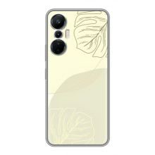 Чохол квітковий дизайн для Infinix Hot 20 (4G) – Зелений фон