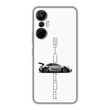 Чохол з авто Порше для Infinix Hot 20 (4G) – білий порше