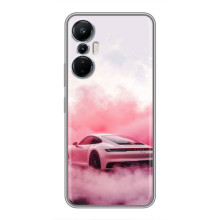 Чохол з авто Порше для Infinix Hot 20 (4G) – Рожевий Порше