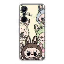 Чехол с Лабубу на Infinix Hot 20 (4G) (Коллаж Лабубу)