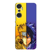 Купить Чехлы на телефон с принтом Anime для Инфиникс Хот 20 (4G) – Naruto Vs Sasuke