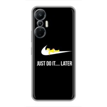 Силиконовый Чехол на Infinix Hot 20 (4G) с картинкой Nike (Later)