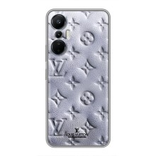 Текстурный Чехол Louis Vuitton для Инфиникс Хот 20 (4G) (Белый ЛВ)