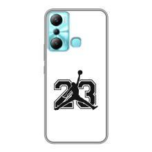 Чехлы для Infinix Hot 20i (X665E) - с картинкой JORDAN (AlphaPrint) (Jordan 23)