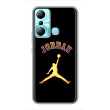 Чехлы для Infinix Hot 20i (X665E) - с картинкой JORDAN (AlphaPrint) (Jordan Gold)