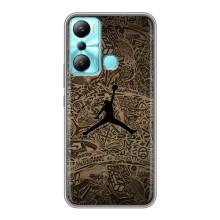 Чехлы для Infinix Hot 20i (X665E) - с картинкой JORDAN (AlphaPrint) (Logo Jordan)