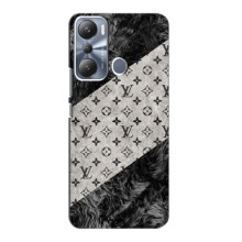 Чехол Стиль Louis Vuitton на Infinix HOT 20i (X665E) (LV на белом)