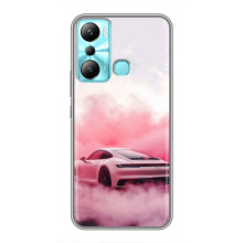 Чохол з авто Порше для Infinix Hot 20i (X665E) – Рожевий Порше