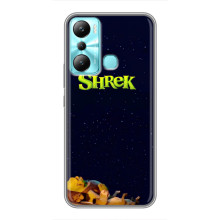 Чехол с мультфильмом Шрек на Infinix Hot 20i (X665E) – Шрек лого