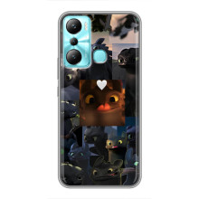 Чехол как приручить дракона на Infinix Hot 20i (X665E) (Дракон коллаж)