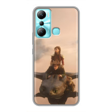 Чехол как приручить дракона на Infinix Hot 20i (X665E) (Фильм дракон)