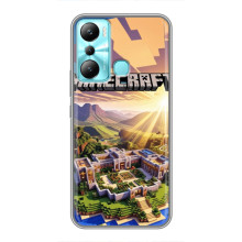 Чехол с картинками Майнкрафт для Инфиникс Хот 20и – Minecraft