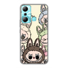 Чохол з Лабубу на Infinix Hot 20i (X665E) – Колаж Лабубу