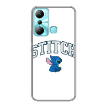 Чехол с принтом Стич на Infinix Hot 20i (X665E) (Стич лого)
