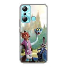 Чехол Зоотрополіс на Infinix Hot 20i (X665E) – Ник Джуди и змея