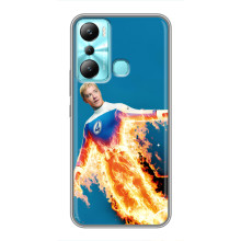 Чохол з принтом Фантастична четвірка для Infinix Hot 20i (X665E) – Людина-факел