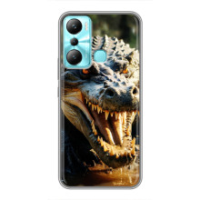 Чохол з картинкою 'Хижаки' для Infinix Hot 20i (X665E) (Крокодил)