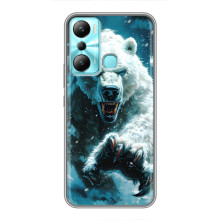 Чохол з картинкою 'Хижаки' для Infinix Hot 20i (X665E) (Ведмідь)