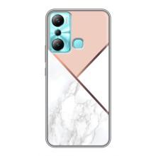 Мраморный чехол на Infinix Hot 20i (X665E) (VPrint) (Тройной мрамор)