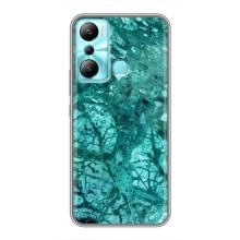 Мраморный чехол на Infinix Hot 20i (X665E) (VPrint) (Зеленый мрамор)
