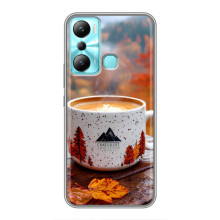 Чехол с уникальным дизайном «Осень с кофе» для Infinix Hot 20i (X665E) – Кофе на природе