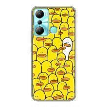 Силиконовый бампер с картинкой животных для Infinix Hot 20i (X665E) (Особенный)