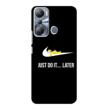 Силиконовый Чехол на Infinix Hot 20i (X665E) с картинкой Nike – Later