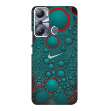 Силиконовый Чехол на Infinix Hot 20i (X665E) с картинкой Nike – Найк зеленый