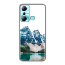 Силиконовый чехол с КАРТИНКАМИ лето для Infinix Hot 20i (X665E) (AlphaPrint) (Гори)