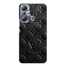 Текстурный Чехол Louis Vuitton для Инфиникс Хот 20ай (Черный ЛВ)