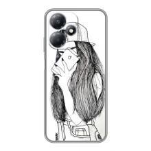 Чохол з друком для Infinix Hot 30 Play - (Мода) (AlphaPrint) (Фото дівчини)