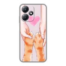 Чехол на Инфиникс ХОТ 30 Плей с Котами (VPrint) (Любовь к котикам)