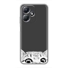 Чехол на Инфиникс ХОТ 30 Плей с Котами (VPrint) (Выглядывает кот)