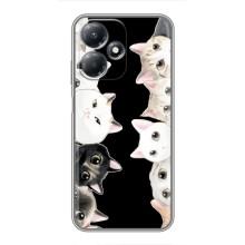 Чехол на Инфиникс ХОТ 30 Плей с Котами (VPrint) (Взгляд котов)