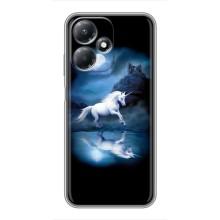 Чехол для Инфиникс ХОТ 30 Плей - (Единорожки - Новинки) (AlphaPrint) (Единорог)