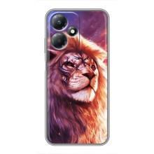 Чехол со Львом для Infinix Hot 30 Play (VPrint) (Красочный Лев)