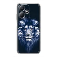Чехол со Львом для Infinix Hot 30 Play (VPrint) (Синий Лев)