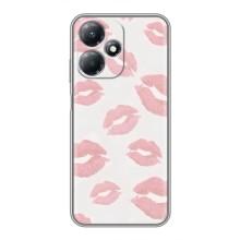 Чохол з розовим принтом для Infinix Hot 30 Play – Рожеві губи