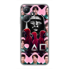 Чохол Гра в кальмара для Infinix Hot 30 Play – Персонажі гри кальмара