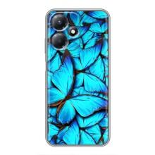 Силиконовый бампер с картинкой животных для Infinix Hot 30 Play (Крылья бабочек)