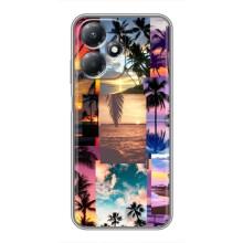 Силиконовый чехол с КАРТИНКАМИ лето для Infinix Hot 30 Play (AlphaPrint) (Летний отпуск)