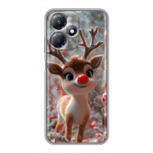 Яскравий чохол для Infinix Hot 30 Play з Зимові Оленята
