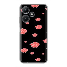 Чехол с символикой Аниме для Infinix Hot 30i (Анимешные тучки)