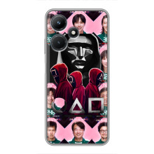 Чохол Гра в кальмара для Infinix Hot 30i – Персонажі гри кальмара