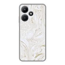 Мраморный чехол на Infinix Hot 30i (VPrint) – Белый мрамор