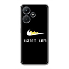 Силиконовый Чехол на Infinix Hot 30i с картинкой Nike (Later)