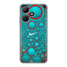 Силиконовый Чехол на Infinix Hot 30i с картинкой Nike (Найк зеленый)