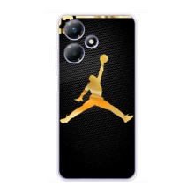 Силиконовый Чехол Nike Air Jordan на Инфиникс ХОТ 30i (Джордан 23)