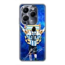 Чехлы для Infinix Hot 40 Play (Leo чемпион) (AlphaPrint) (Месси сборная)